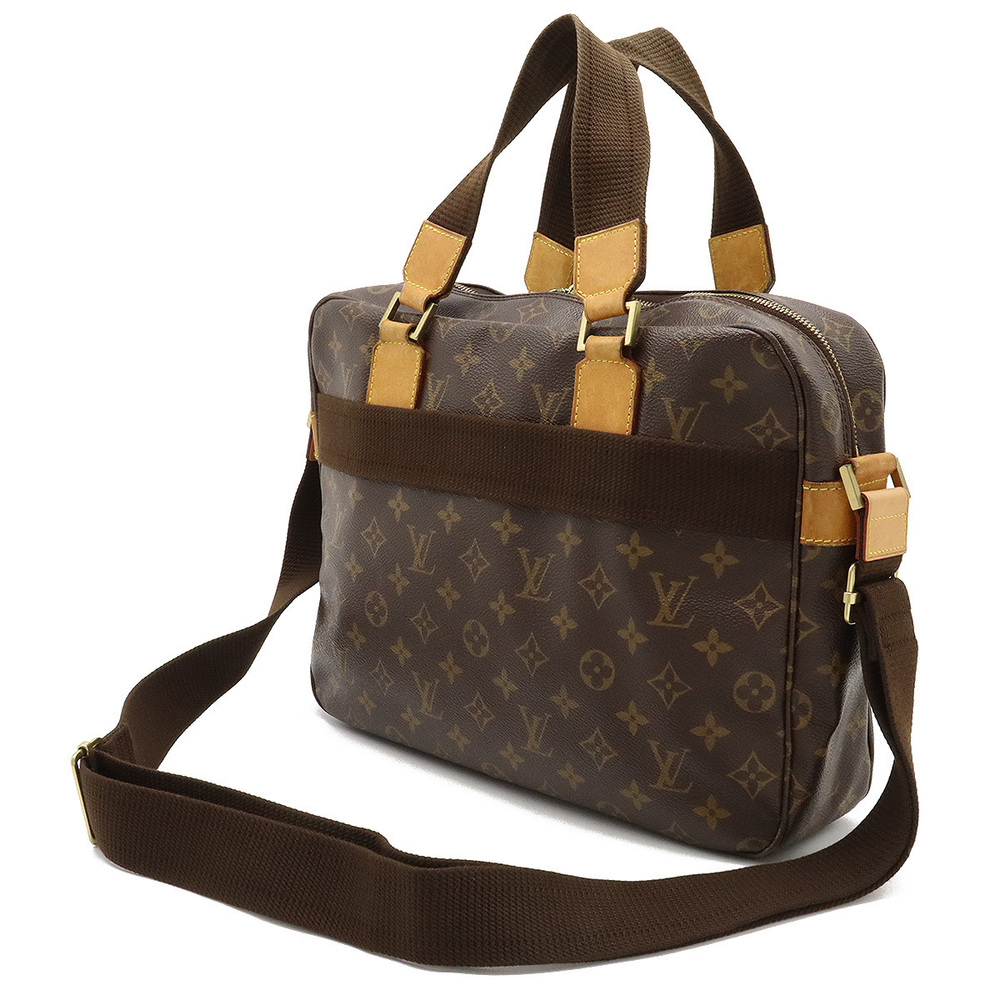 Louis Vuitton Monogram Bossfort Sack Handbag Brown